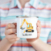 Véhicules personnalisés d’avion de train de camion / tasse de dinosaure pour des enfants - chocolat chaud / tasse de lait
